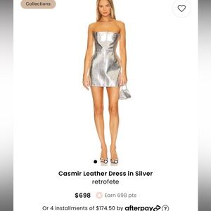 Retrofete leather dress on the website now!!!